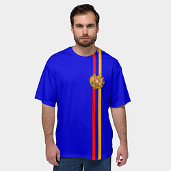 Футболка оверсайз мужская Армения, цвет: 3D-принт — фото 2