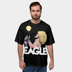 Футболка оверсайз мужская Eagle Khabib, цвет: 3D-принт — фото 2