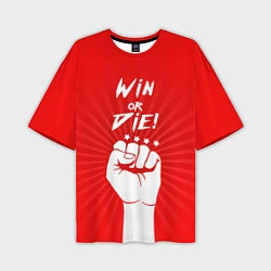 Мужская футболка оверсайз FCSM: Win or Die
