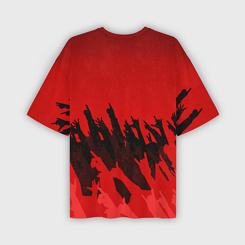 Мужская футболка оверсайз Агата Кристи: Высший рок / 3D-принт – фото 2