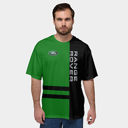 Футболка оверсайз мужская Range Rover, цвет: 3D-принт — фото 2