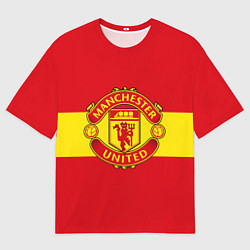 Мужская футболка оверсайз FC Man United: Red Style
