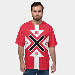 Футболка оверсайз мужская 30 STM Symbols, цвет: 3D-принт — фото 2