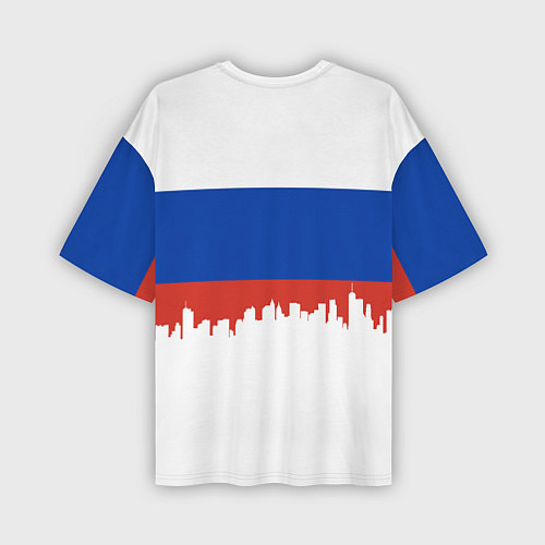 Мужская футболка оверсайз Tyumen: Russia / 3D-принт – фото 2