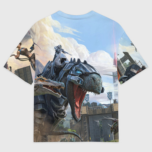Мужская футболка оверсайз ARK: Survival Evolved / 3D-принт – фото 2