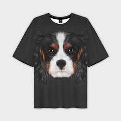 Футболка оверсайз мужская Cavalier King Charles, цвет: 3D-принт