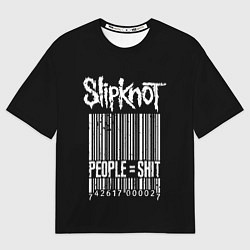 Мужская футболка оверсайз Slipknot: People Shit