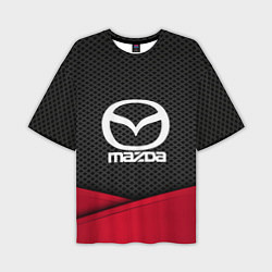 Футболка оверсайз мужская Mazda: Grey Carbon, цвет: 3D-принт