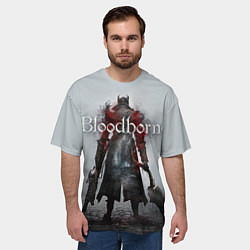 Футболка оверсайз мужская Bloodborne: Hell Knight, цвет: 3D-принт — фото 2