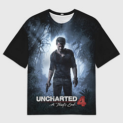 Мужская футболка оверсайз Uncharted 4: A Thief's End