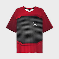 Мужская футболка оверсайз Mercedes Benz: Metal Sport