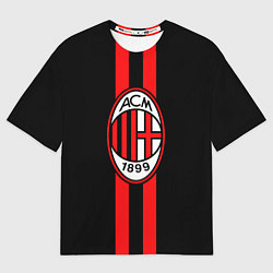 Футболка оверсайз мужская AC Milan 1899, цвет: 3D-принт