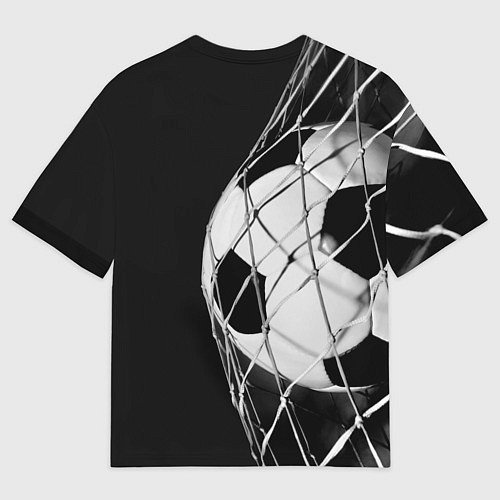 Мужская футболка оверсайз Болельщик России / 3D-принт – фото 2