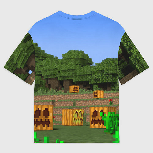 Мужская футболка оверсайз Бросок Жемчуга Края / 3D-принт – фото 2