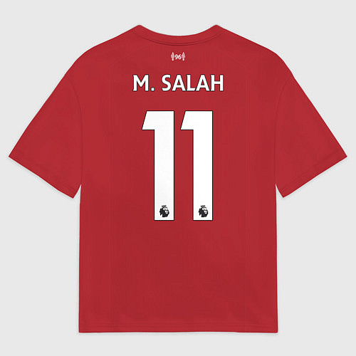 Мужская футболка оверсайз FC Liverpool: Salah Home 18/19 / 3D-принт – фото 2