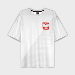Мужская футболка оверсайз Poland Team: Home WC-2018