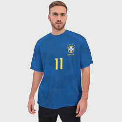 Футболка оверсайз мужская Coutinho Away WC 2018, цвет: 3D-принт — фото 2