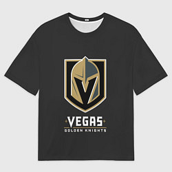 Футболка оверсайз мужская Vegas: Golden Knights, цвет: 3D-принт