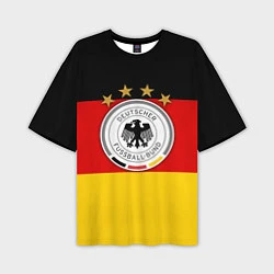 Мужская футболка оверсайз Немецкий футбол