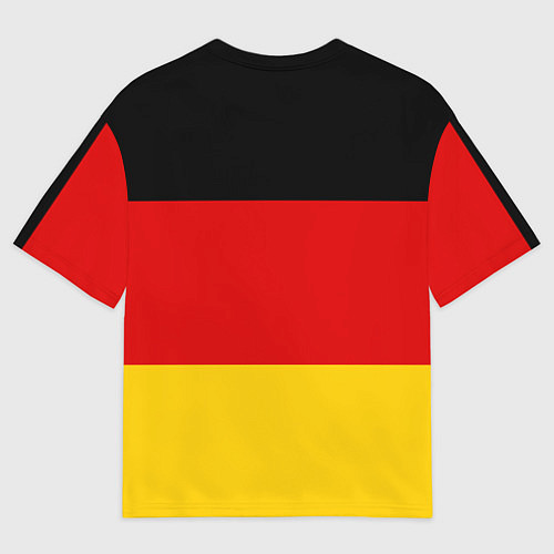 Мужская футболка оверсайз Немецкий футбол / 3D-принт – фото 2