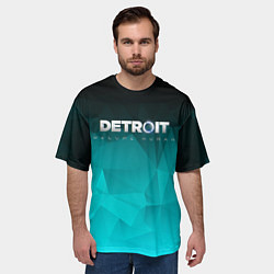 Футболка оверсайз мужская Detroit: Become Human, цвет: 3D-принт — фото 2