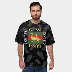 Футболка оверсайз мужская GUSSI Style, цвет: 3D-принт — фото 2