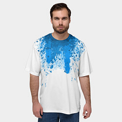 Футболка оверсайз мужская Android Blood: White, цвет: 3D-принт — фото 2