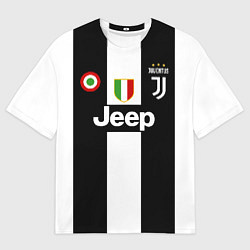 Мужская футболка оверсайз Роналду Ювентус