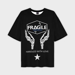 Мужская футболка оверсайз Death Stranding: Fragile Express