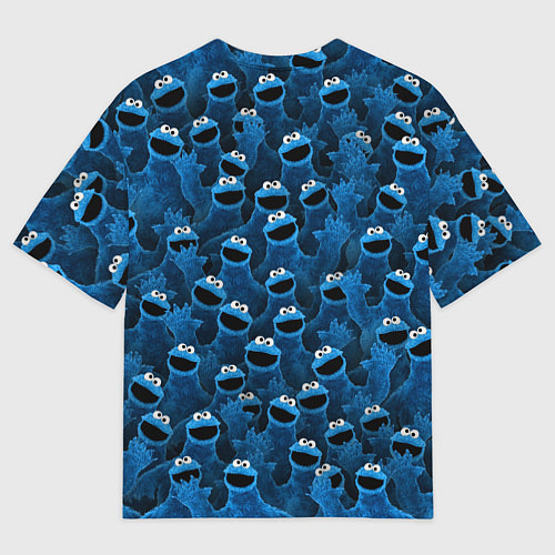 Мужская футболка оверсайз Безумие коржика / 3D-принт – фото 2