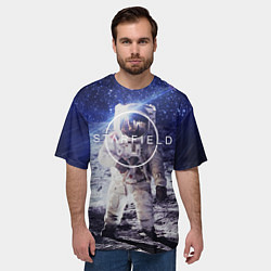 Футболка оверсайз мужская Starfield, цвет: 3D-принт — фото 2