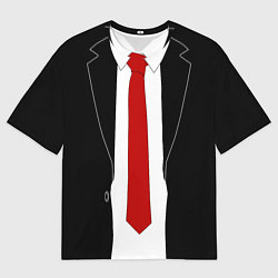 Футболка оверсайз мужская Hitman 47, цвет: 3D-принт