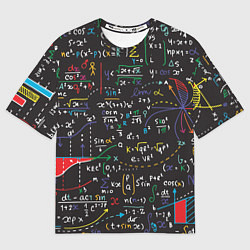 Мужская футболка оверсайз Math