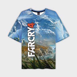 Мужская футболка оверсайз Far Cry 4: Ice Mountains