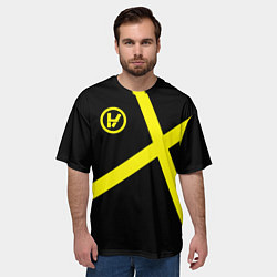 Футболка оверсайз мужская 21 Pilots: Two Roads, цвет: 3D-принт — фото 2