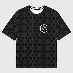 Мужская футболка оверсайз Linkin Park: Black Carbon