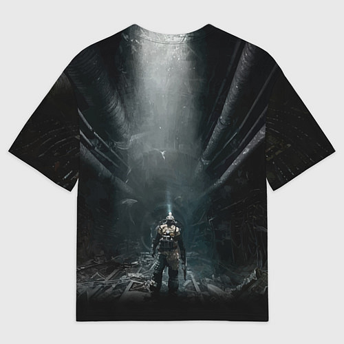 Мужская футболка оверсайз Metro Exodus / 3D-принт – фото 2