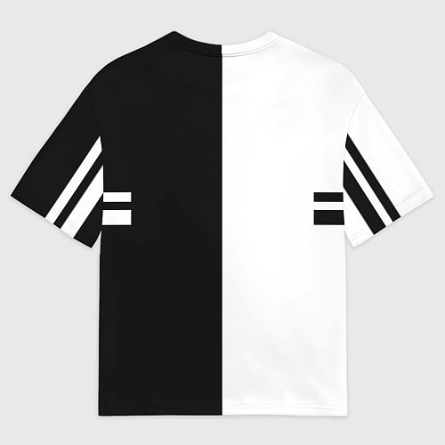 Мужская футболка оверсайз Monokuma School / 3D-принт – фото 2