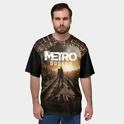 Футболка оверсайз мужская Metro Exodus: Sunset, цвет: 3D-принт — фото 2