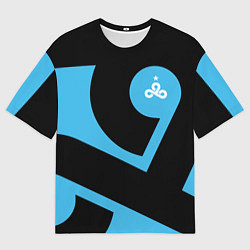 Мужская футболка оверсайз CS:GO - Cloud9 the form 2018-2019