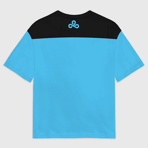 Мужская футболка оверсайз CS:GO - Cloud9 the form 2018-2019 / 3D-принт – фото 2