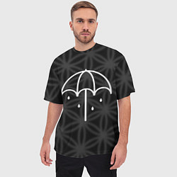 Футболка оверсайз мужская BMTH Umbrella, цвет: 3D-принт — фото 2