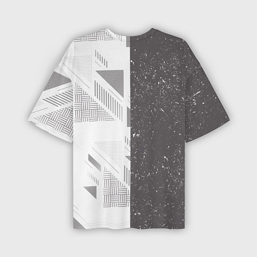 Мужская футболка оверсайз Linkin Park: Grey Form / 3D-принт – фото 2