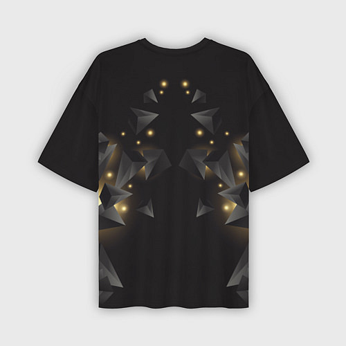 Мужская футболка оверсайз PUBG: Night Fireflies / 3D-принт – фото 2