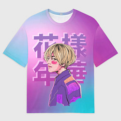 Мужская футболка оверсайз Taehyung BTS