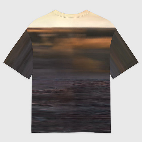 Мужская футболка оверсайз Солнечный зайчик / 3D-принт – фото 2