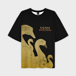 Мужская футболка оверсайз GUSSI: Gold Edition