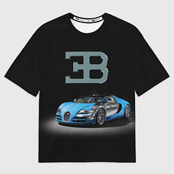 Футболка оверсайз мужская Bugatti - motorsport extreme, цвет: 3D-принт