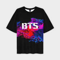 Мужская футболка оверсайз BTS: Colors Explode