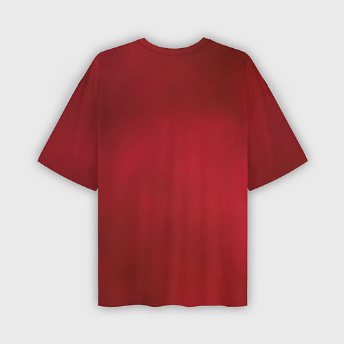 Мужская футболка оверсайз Новогодний Дзюба / 3D-принт – фото 2